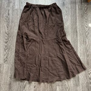 Sundance Chocolate Brown Maxi Skirt